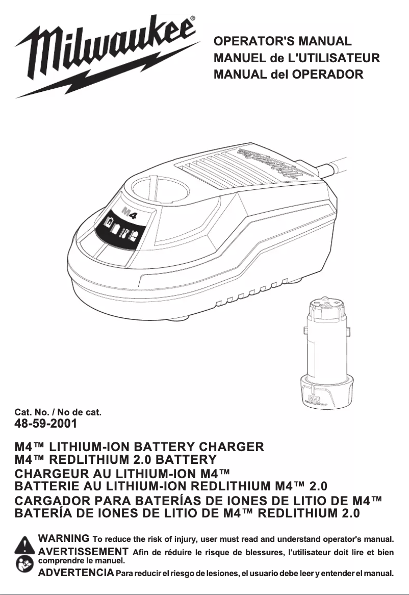 Image de la première page du manuel de l'appareil 48-59-2001