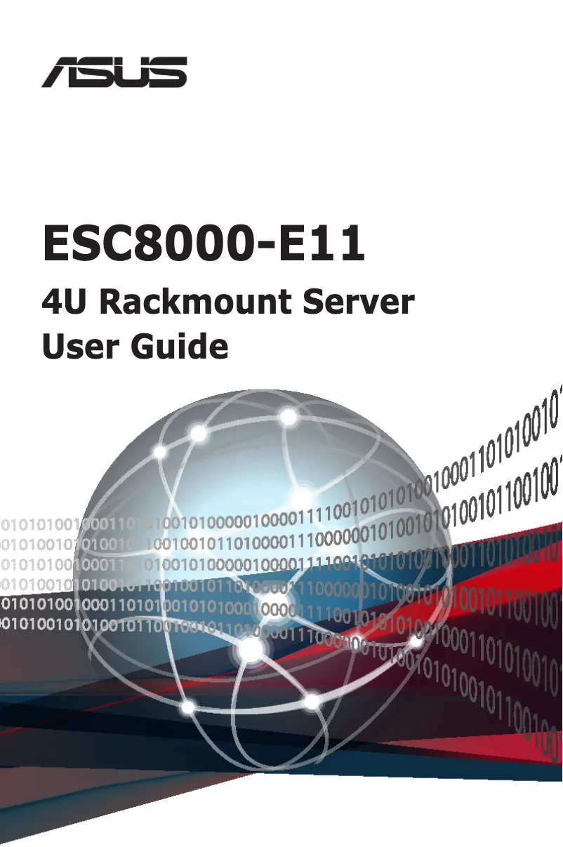 Image de la première page du manuel de l'appareil ESC8000-E11