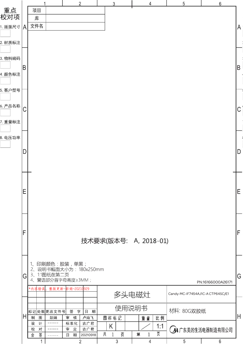 Image de la première page du manuel de l'appareil CTP64SC/E1