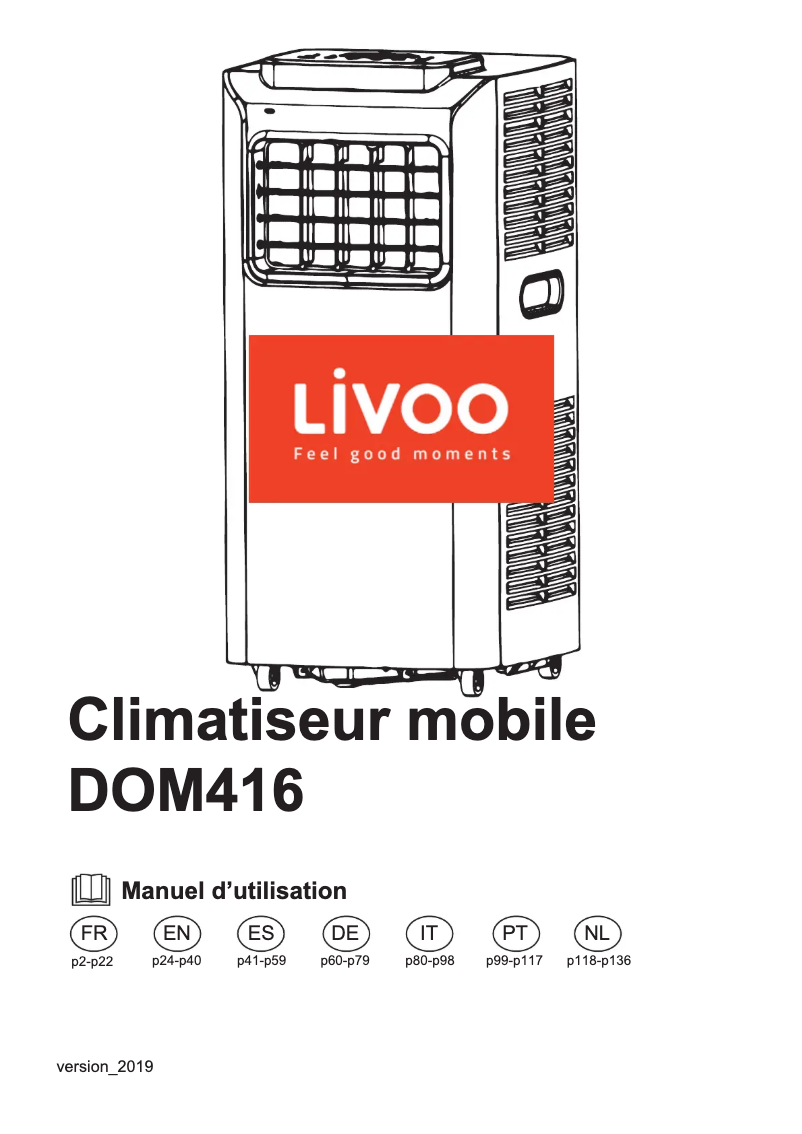 Page n°1 - Manuel utilisateur Livoo DOM416