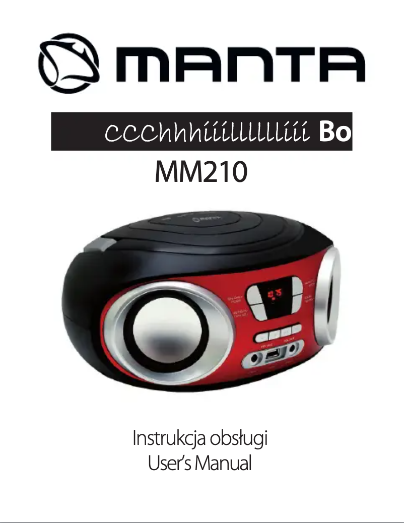 Page n°1 - Manuel utilisateur Manta MM9210