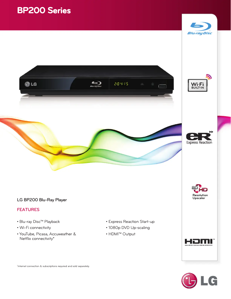 Image de la première page du manuel de l'appareil BP200