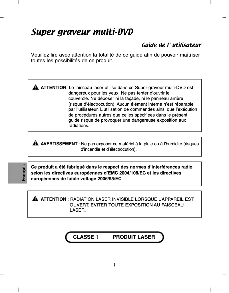 Image de la première page du manuel de l'appareil GH24NS50