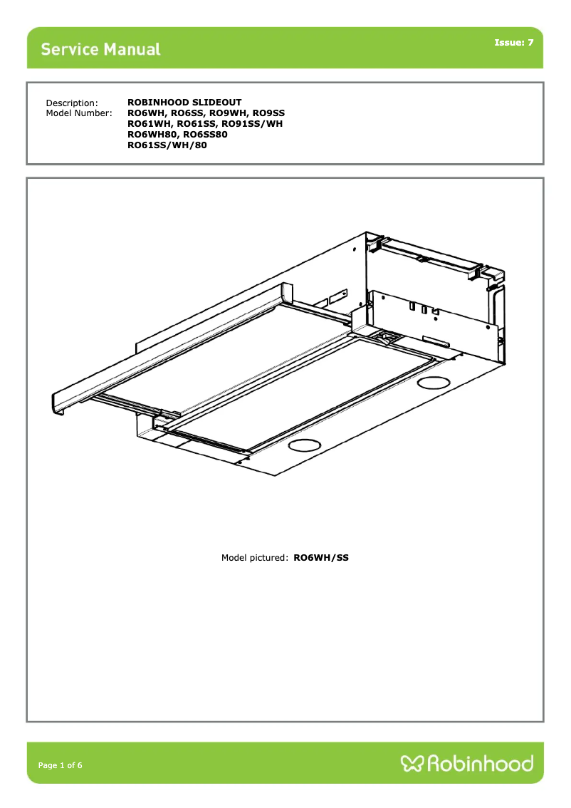 Image de la première page du manuel de l'appareil RO 900