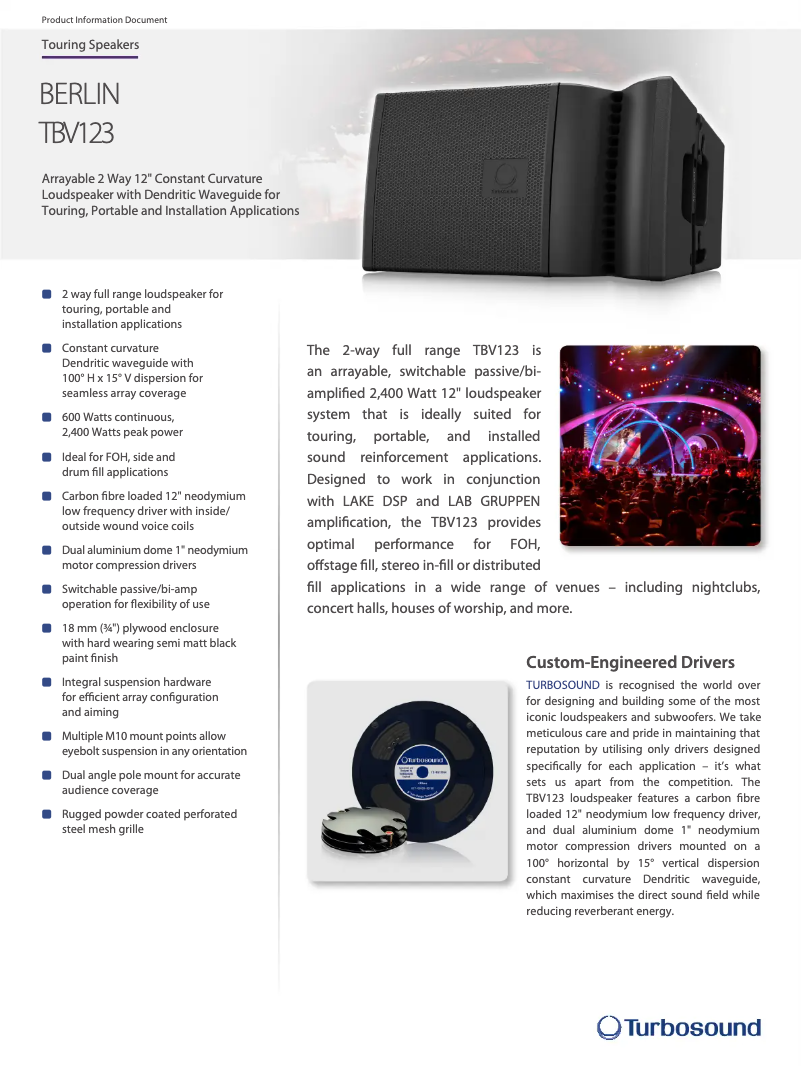 Image de la première page du manuel de l'appareil Berlin TBV123