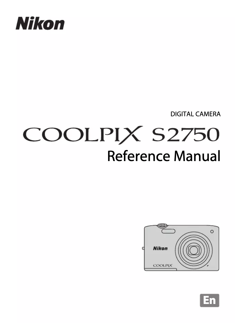 Image de la première page du manuel de l'appareil Coolpix S2750