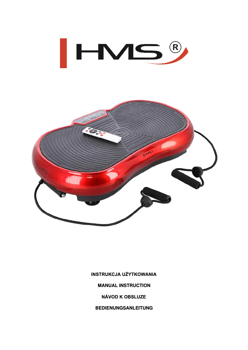 Page n°1 - Manuel utilisateur HMS Premium SVP02