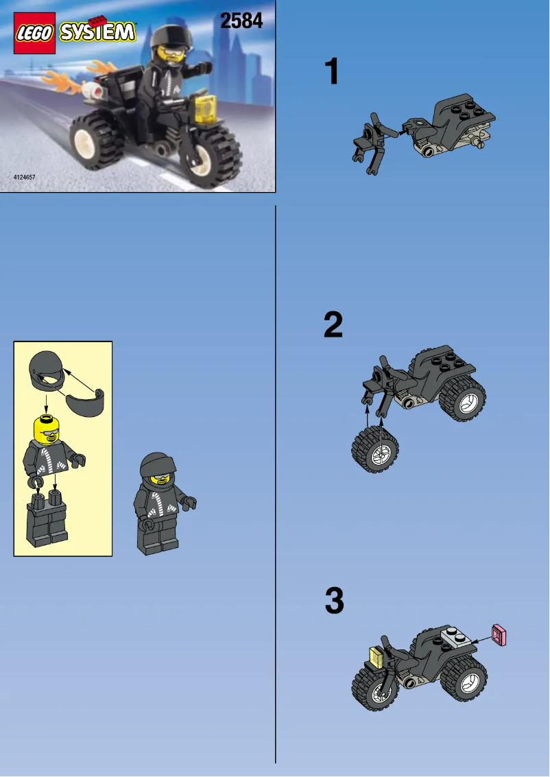 Page n°1 - Manuel utilisateur Lego BIKER BOB