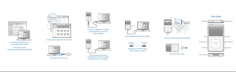 Image de la première page du manuel de l'appareil iPod Classic