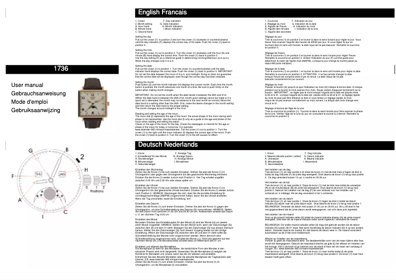 Page 1 de la notice Manuel utilisateur Davis Spencer 1736