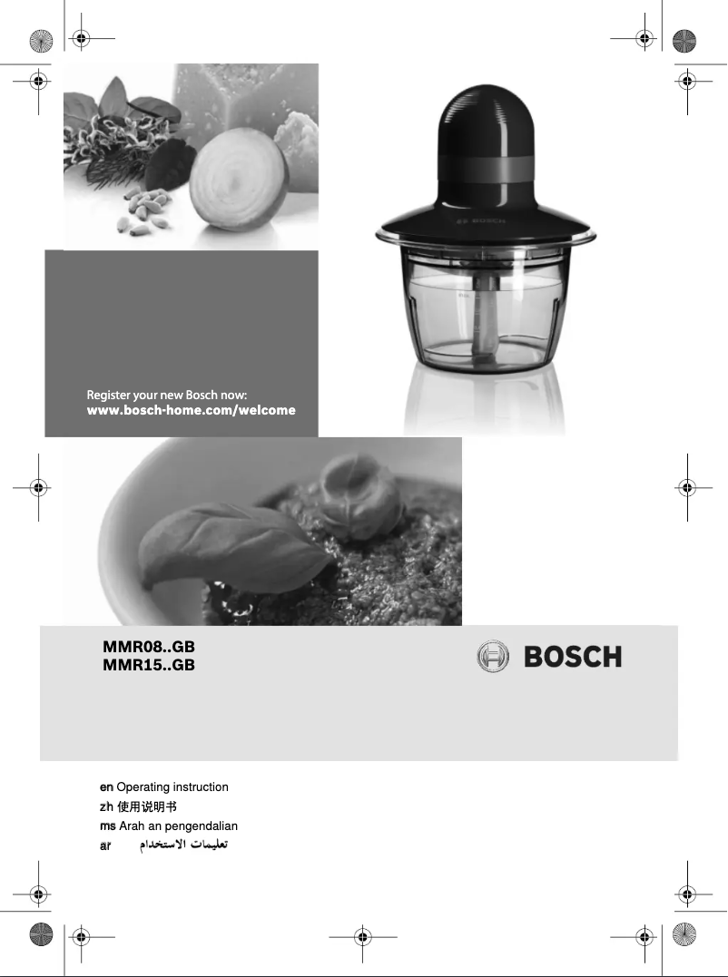 Image de la première page du manuel de l'appareil MMR0801GB