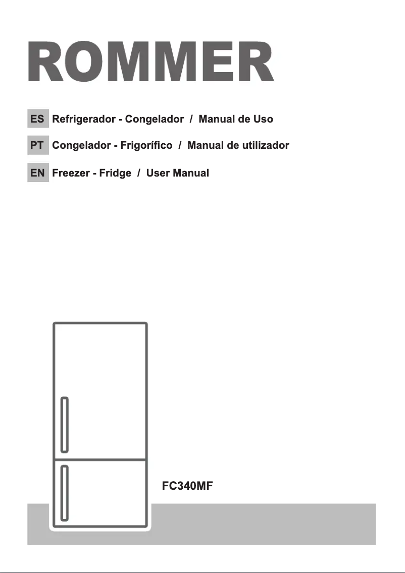 Page n°1 - Manuel utilisateur Rommer FC 340 MF
