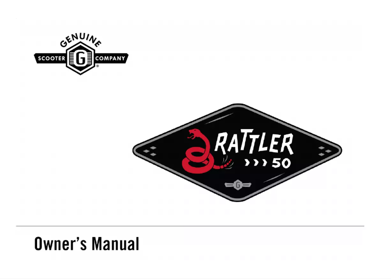 Page 1 de la notice Manuel utilisateur Genuine Rattler 50