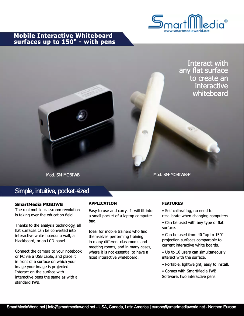 Page n°1 - Manuel utilisateur Smart Media SM-MOBIWB