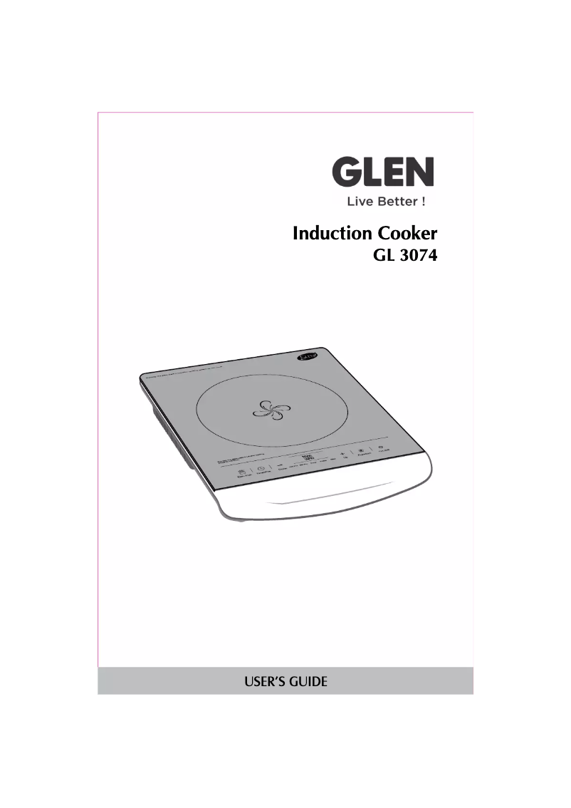 Page 1 de la notice Manuel utilisateur Glen GL 3074