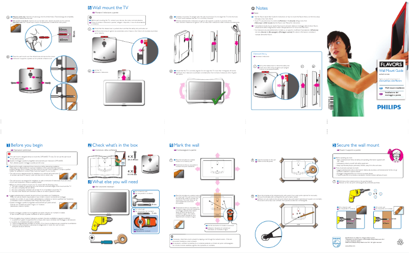 Page 1 de la notice Manuel utilisateur Philips Flavors 22FWF1013