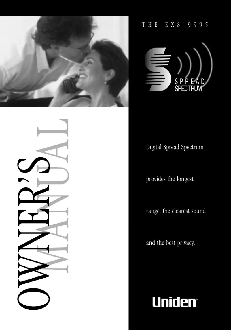 Image de la première page du manuel de l'appareil EXS 9995