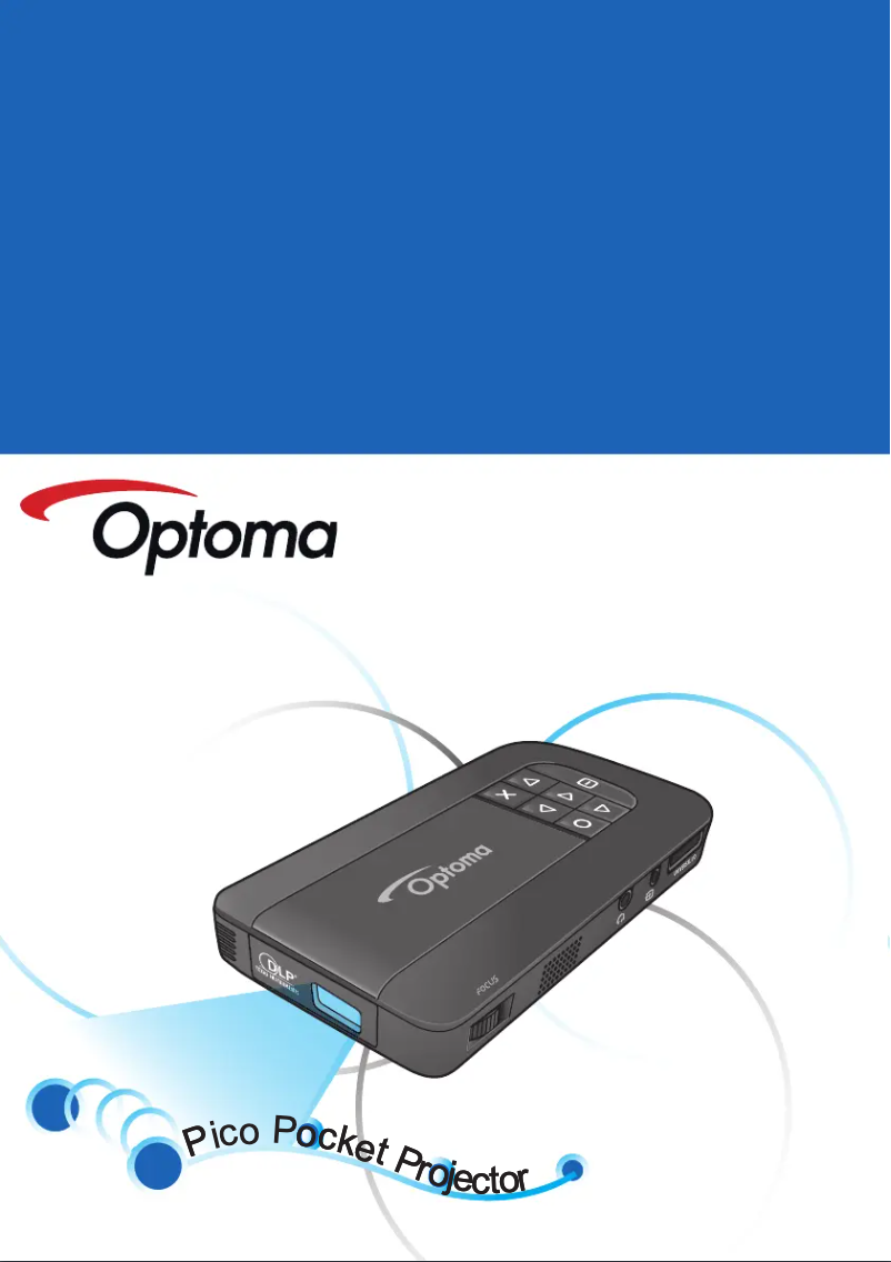 Page n°1 - Manuel utilisateur Optoma Pico PK120