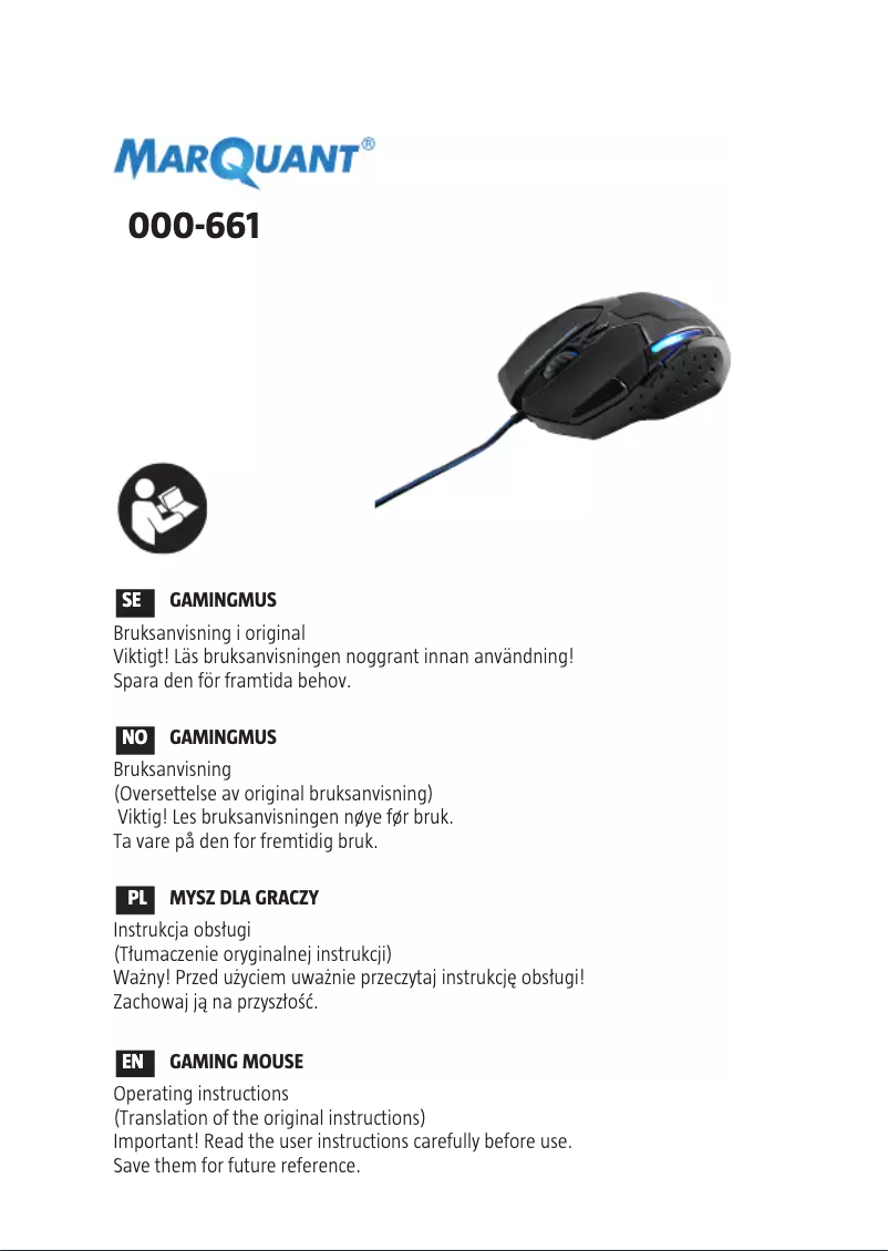 Image de la première page du manuel de l'appareil 000-661