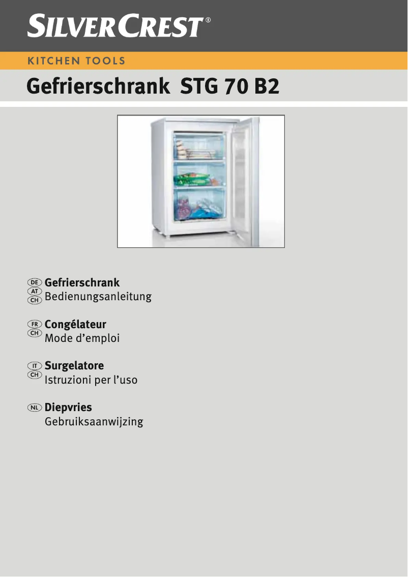 Page 1 de la notice Manuel utilisateur SilverCrest STG 70 B2