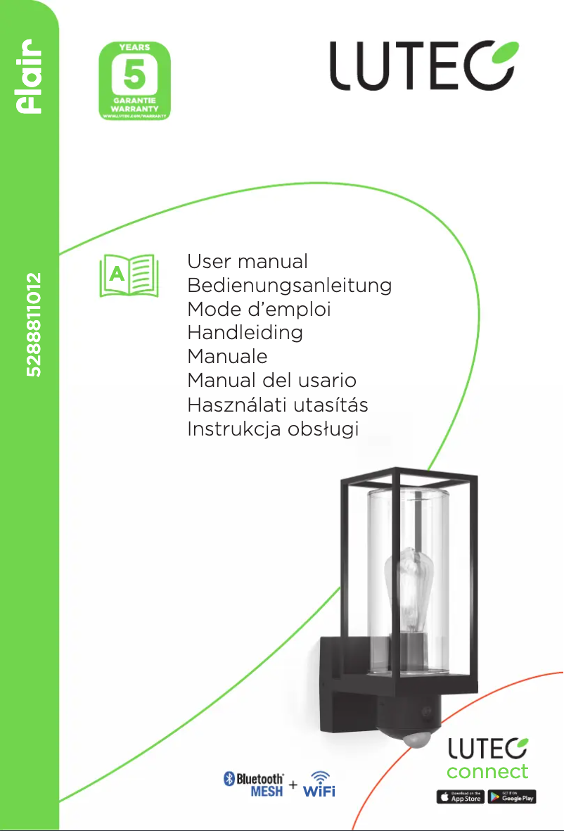 Page n°1 - Manuel utilisateur Lutec Flair
