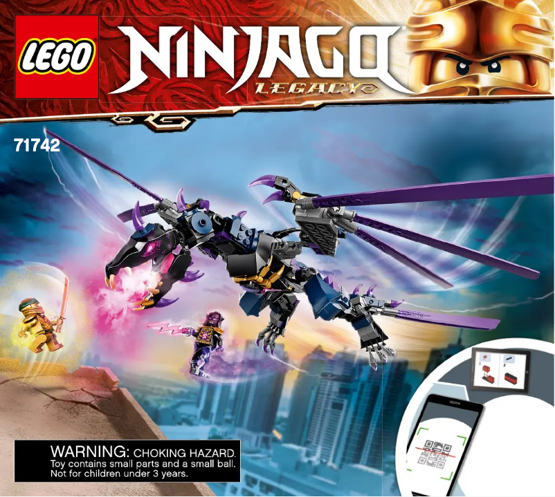 Image de la première page du manuel de l'appareil Ninjago 71742