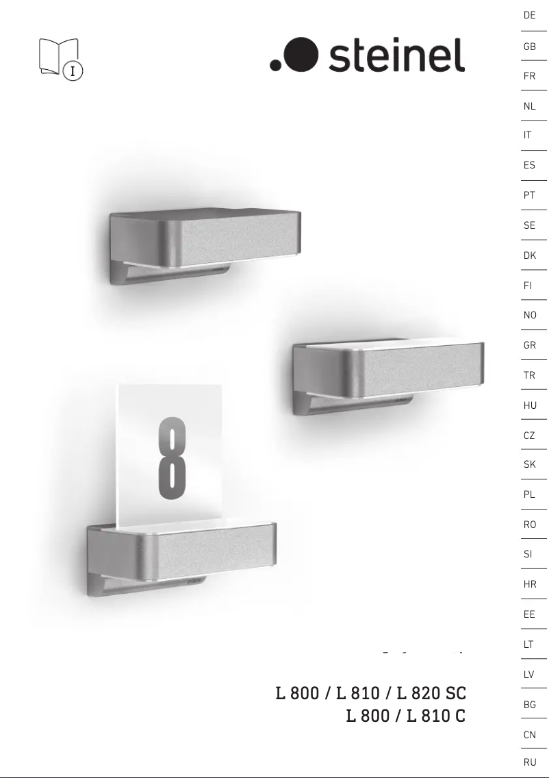 Page 1 de la notice Fiche technique Steinel L 810 S