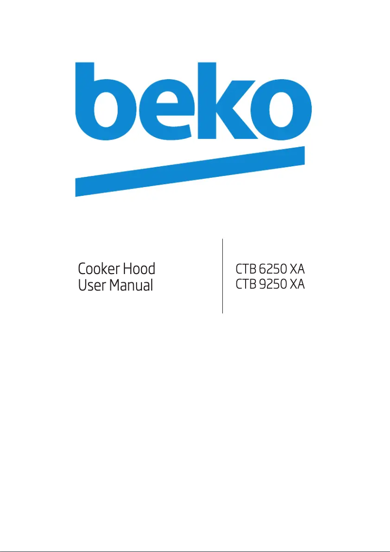 Page n°1 - Manuel utilisateur Beko CTB 6250 XA