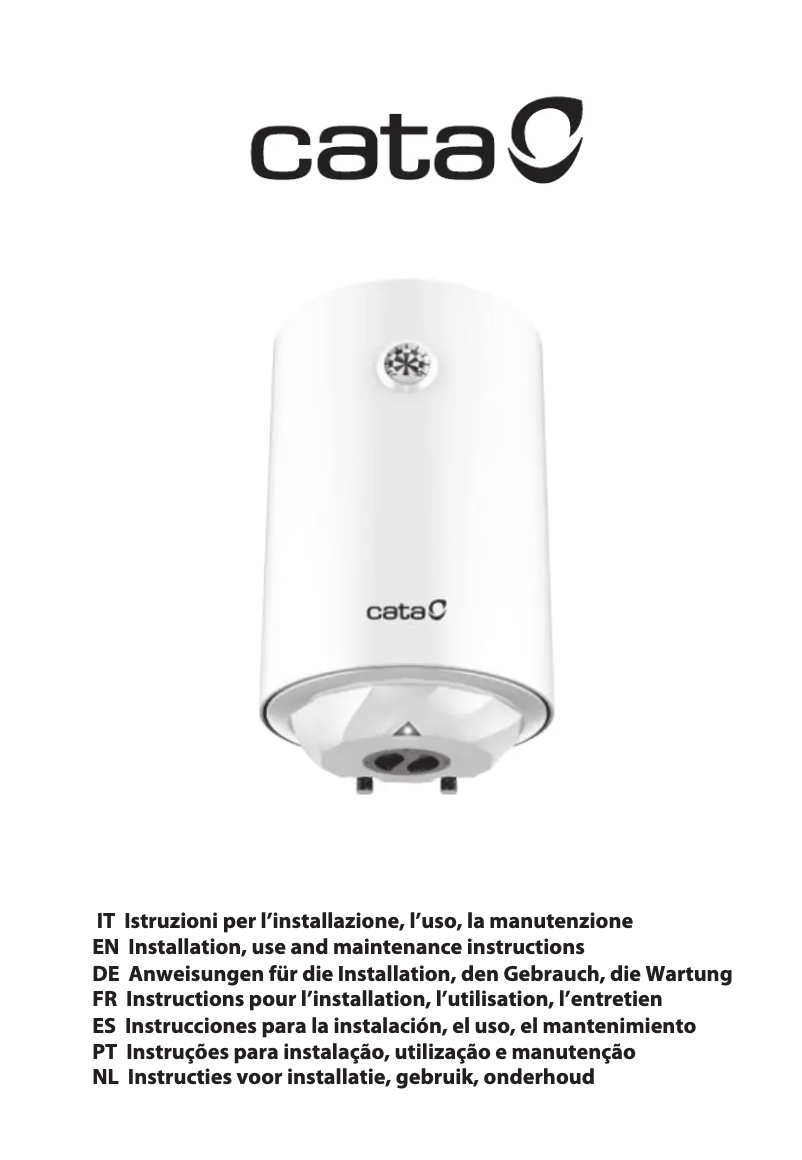 Image de la première page du manuel de l'appareil CTR-50-M