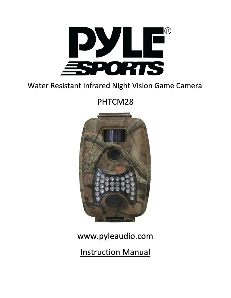 Página 1 del manual Manual de usuario Pyle PHTCM28