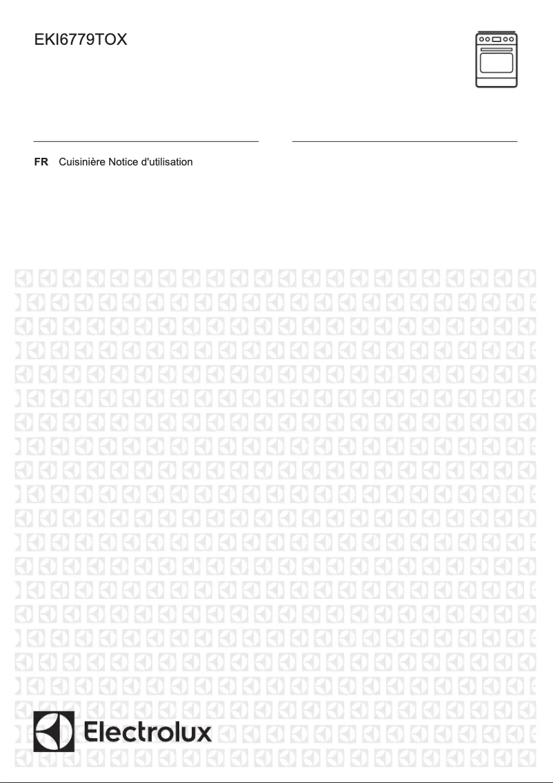 Page 1 de la notice Manuel utilisateur Electrolux EKI6779TOX