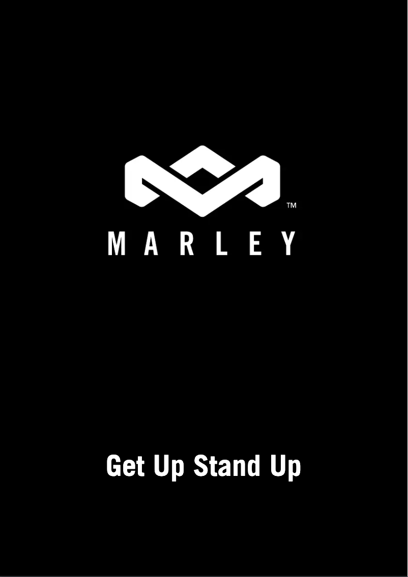 Page n°1 - Manuel utilisateur House of Marley Get Up Stand Up EM-FA001