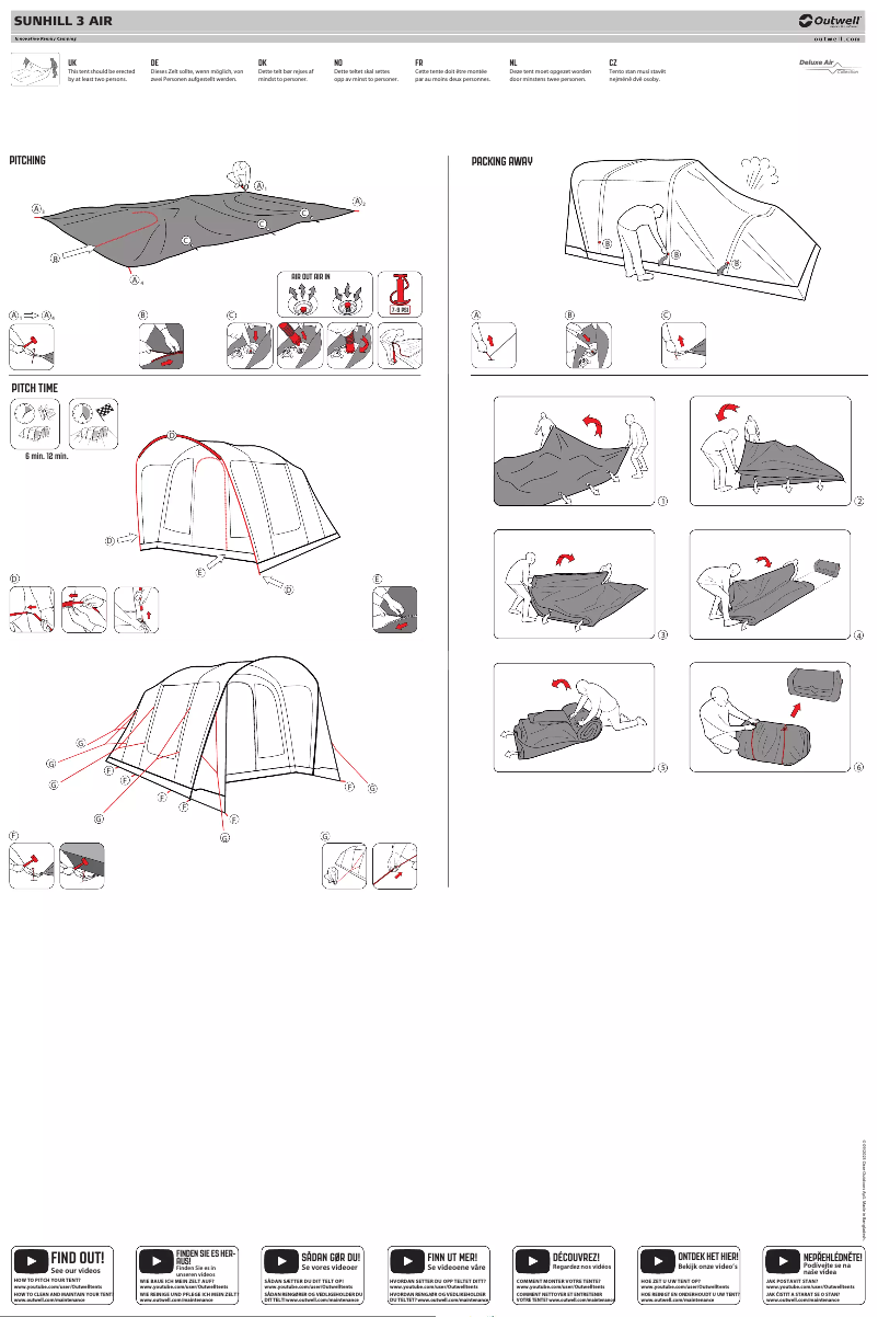 Image de la première page du manuel de l'appareil Sunhill 3 Air