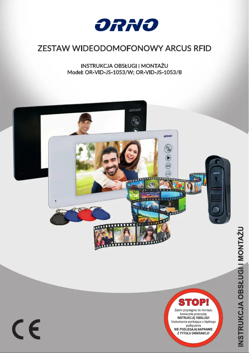 Page 1 de la notice Manuel utilisateur Vibell OR-VID-JS-1053