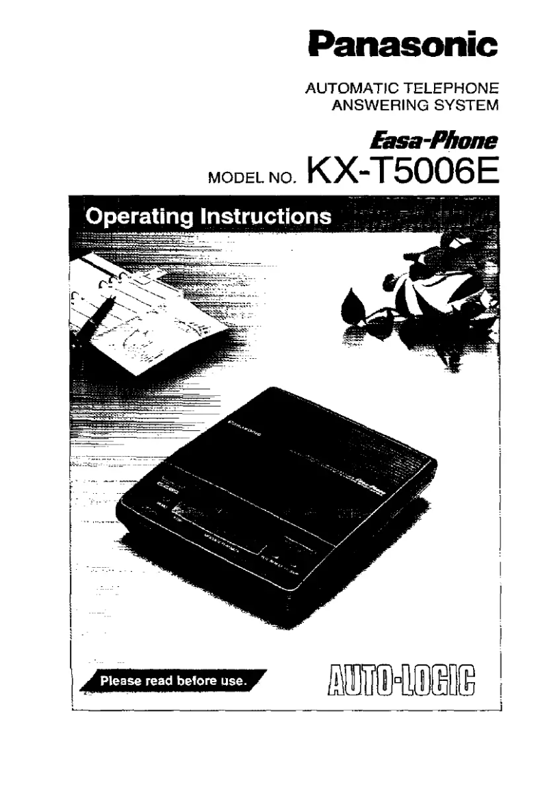Imagen de la primera página del manual del dispositivo KX-T5006E