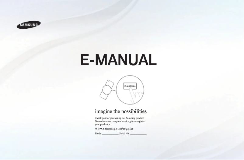 Page n°1 - Manuel utilisateur Samsung LA32D550K7R