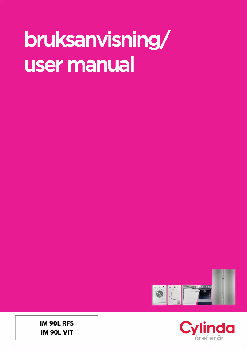 Page n°1 - Manuel utilisateur Cylinda IM 90L V