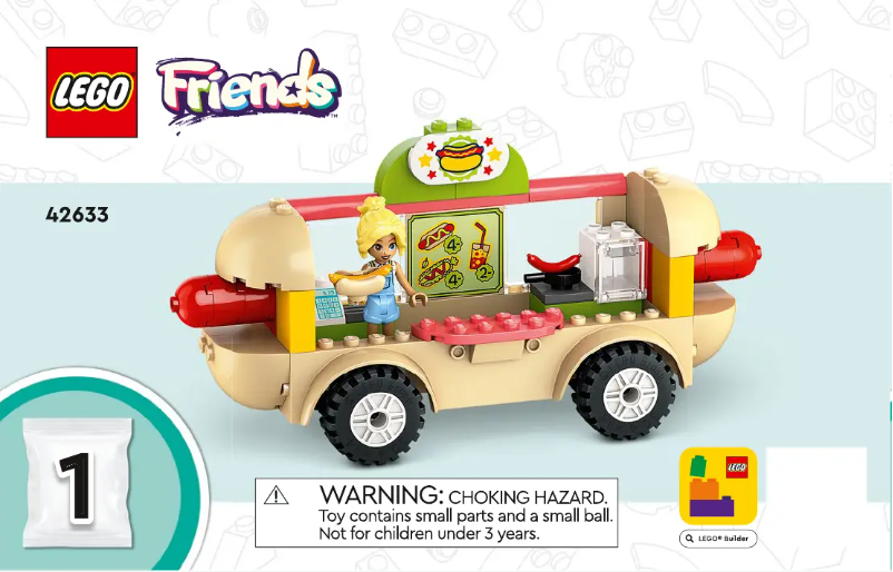 Page 1 de la notice Manuel utilisateur Lego Friends 42633