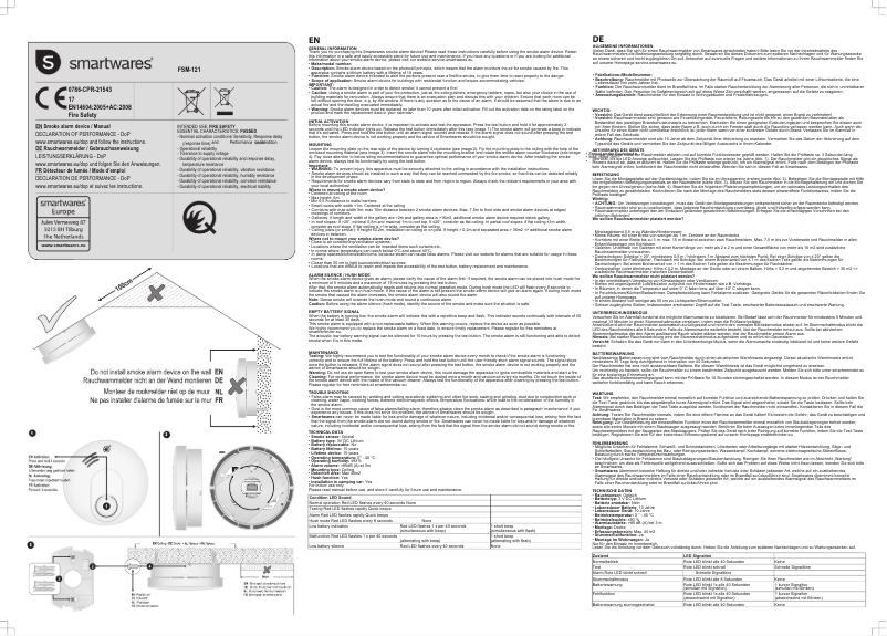 Image de la première page du manuel de l'appareil FSM-12103