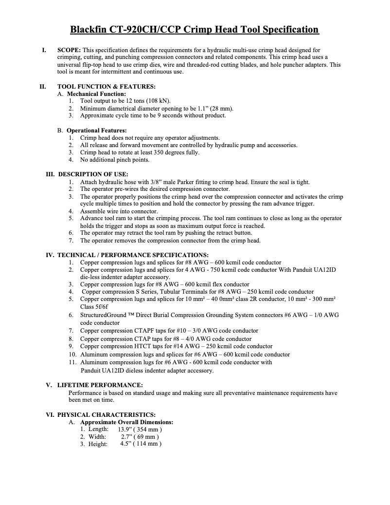 Image de la première page du manuel de l'appareil CT-920CH/CCP