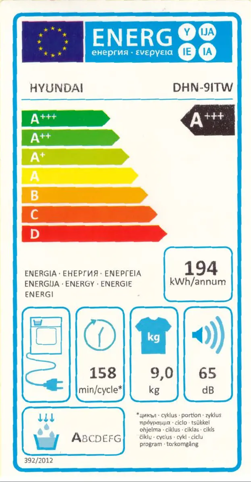 Page 1 de la notice Manuel utilisateur Hyundai DHN-9ITW