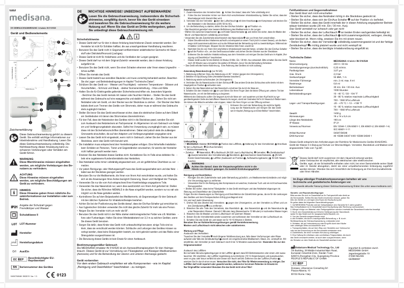 Página 1 del manual Manual de usuario Medisana IN 510