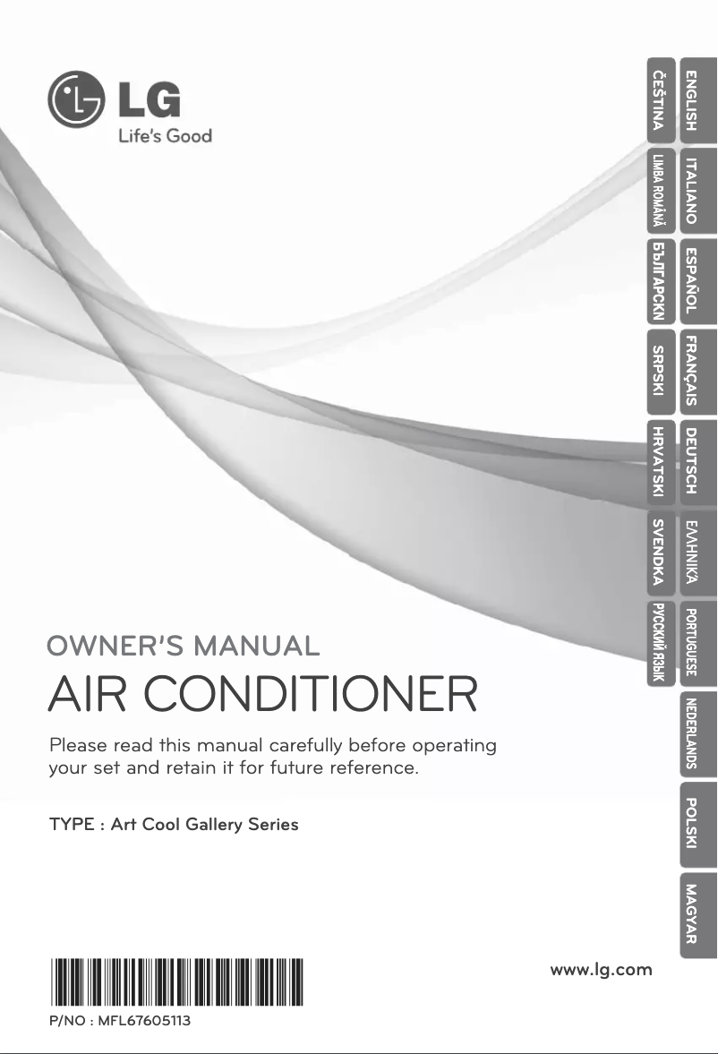 Page n°1 - Manuel utilisateur LG MULTI V ARNU09GSFV2