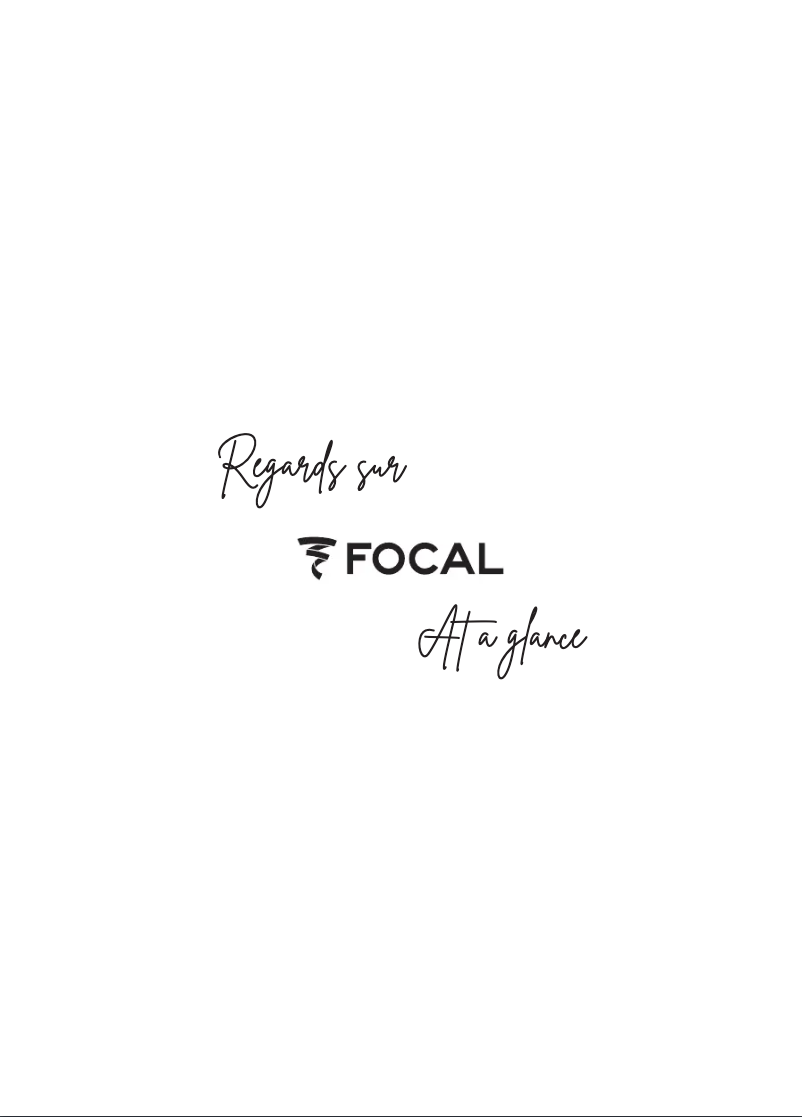 Página 1 del manual Folleto Focal Sopra 3