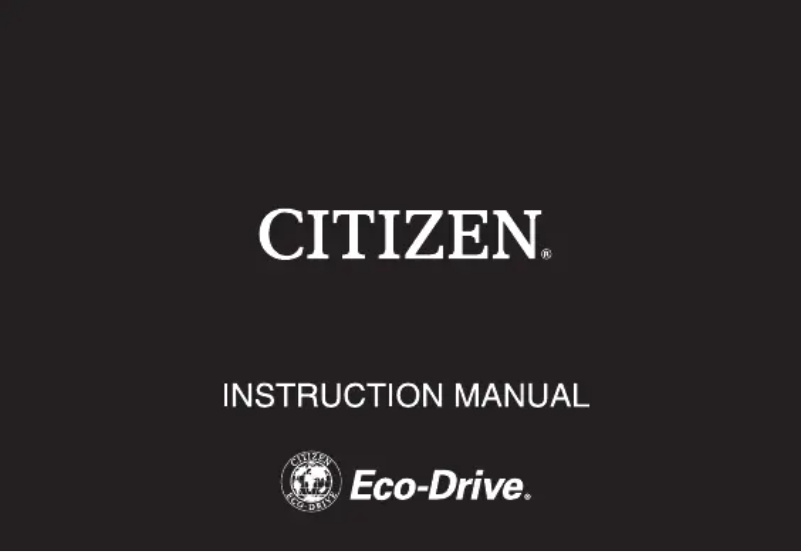 Page 1 de la notice Manuel utilisateur Citizen CAL H820