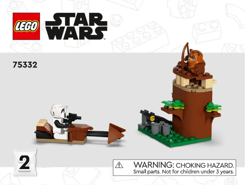 Page 1 de la notice Manuel utilisateur Lego Star Wars 75332
