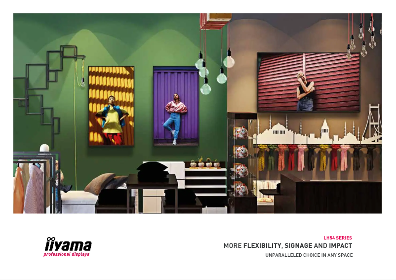 Page n°1 - Brochure Iiyama ProLite LH5054UHS