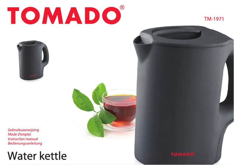 Page 1 de la notice Manuel utilisateur Tomado TM-1971