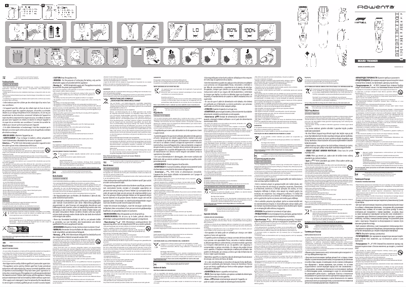 Page 1 de la notice Manuel utilisateur Rowenta Virtuo Formula 1 TN384M