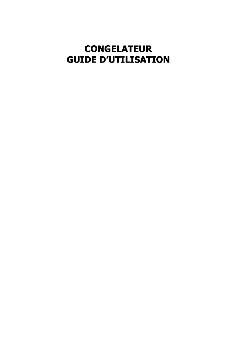 Page n°1 - Manuel utilisateur Clayton CL115AT